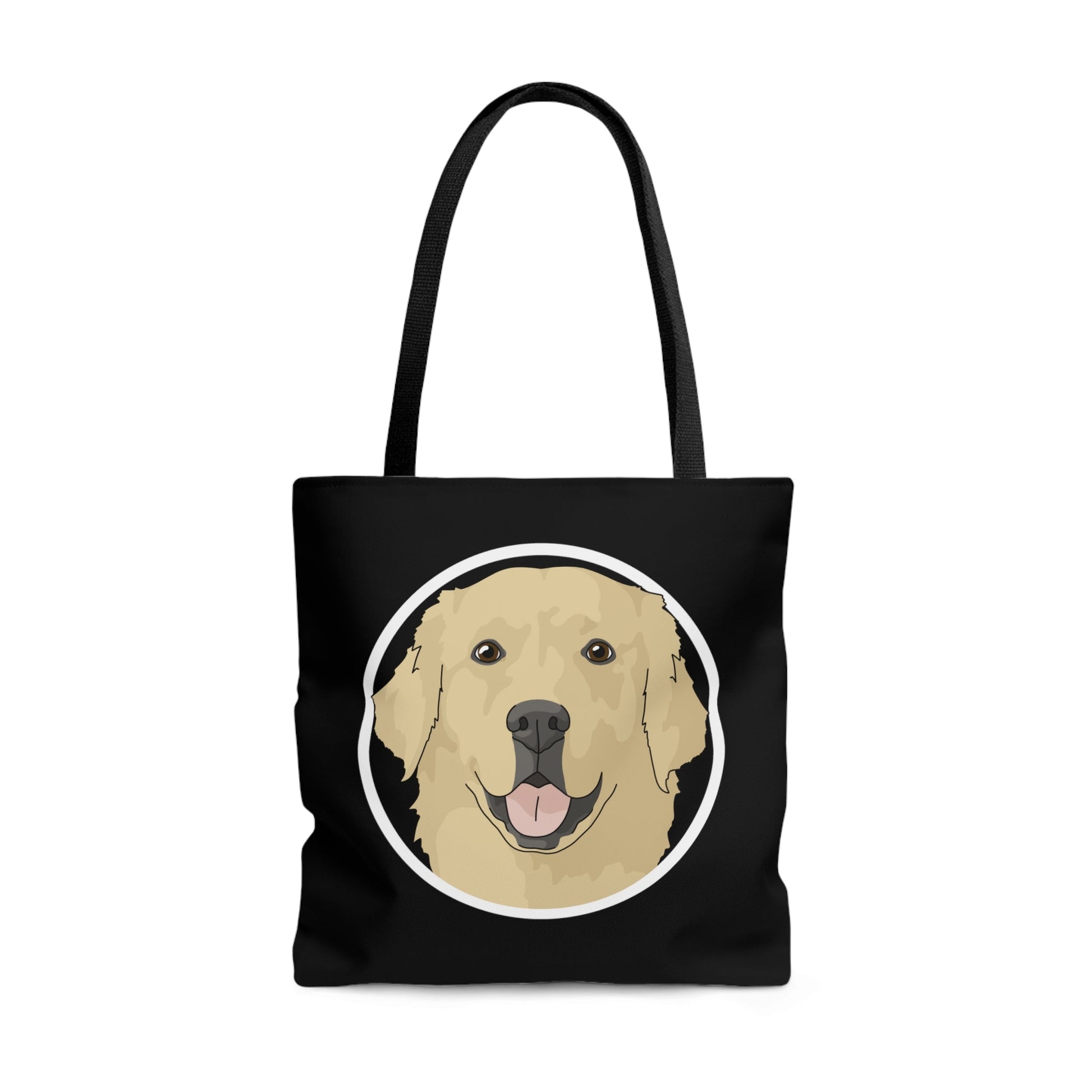 Golden Retriever Circle | Tote Bag - Detezi Designs-30001264738914238196