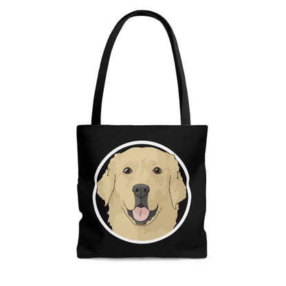 Golden Retriever Circle | Tote Bag - Detezi Designs-94464370123903334257