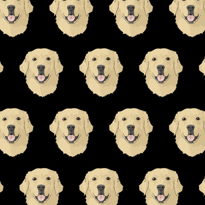 Golden Retriever Faces | Crop Tee - Detezi Designs-GR001