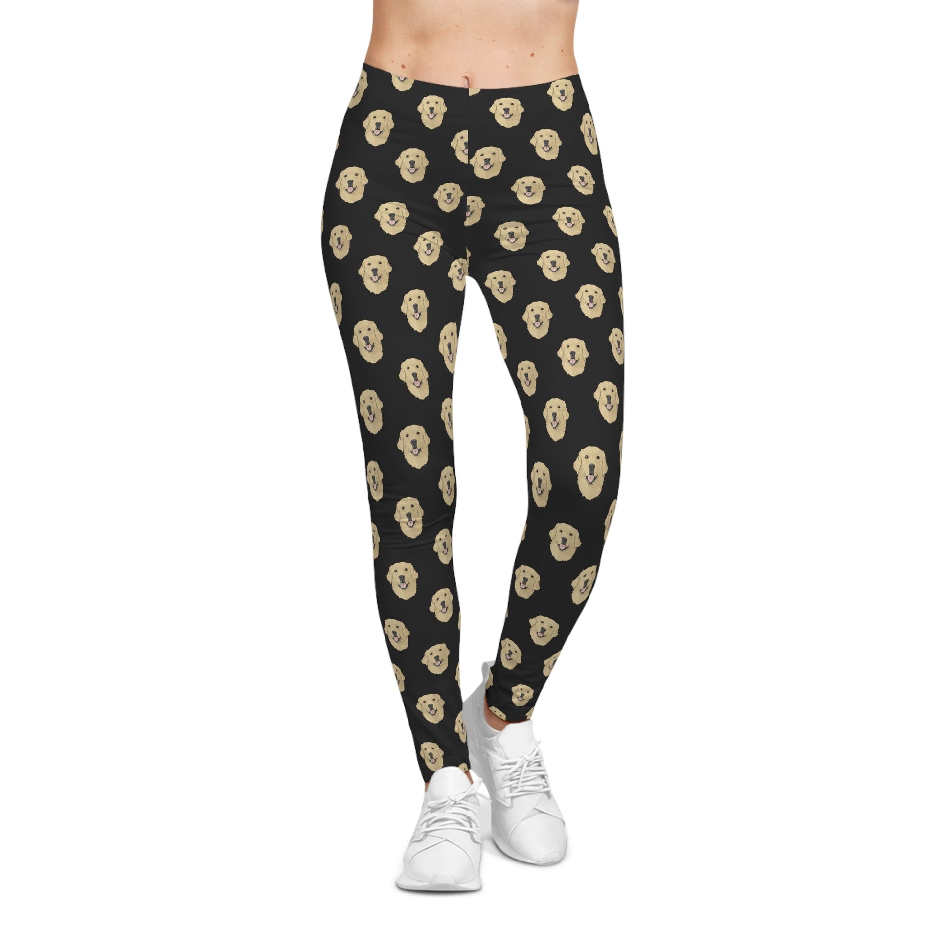 Golden Retriever Faces | Leggings - Detezi Designs-LS001