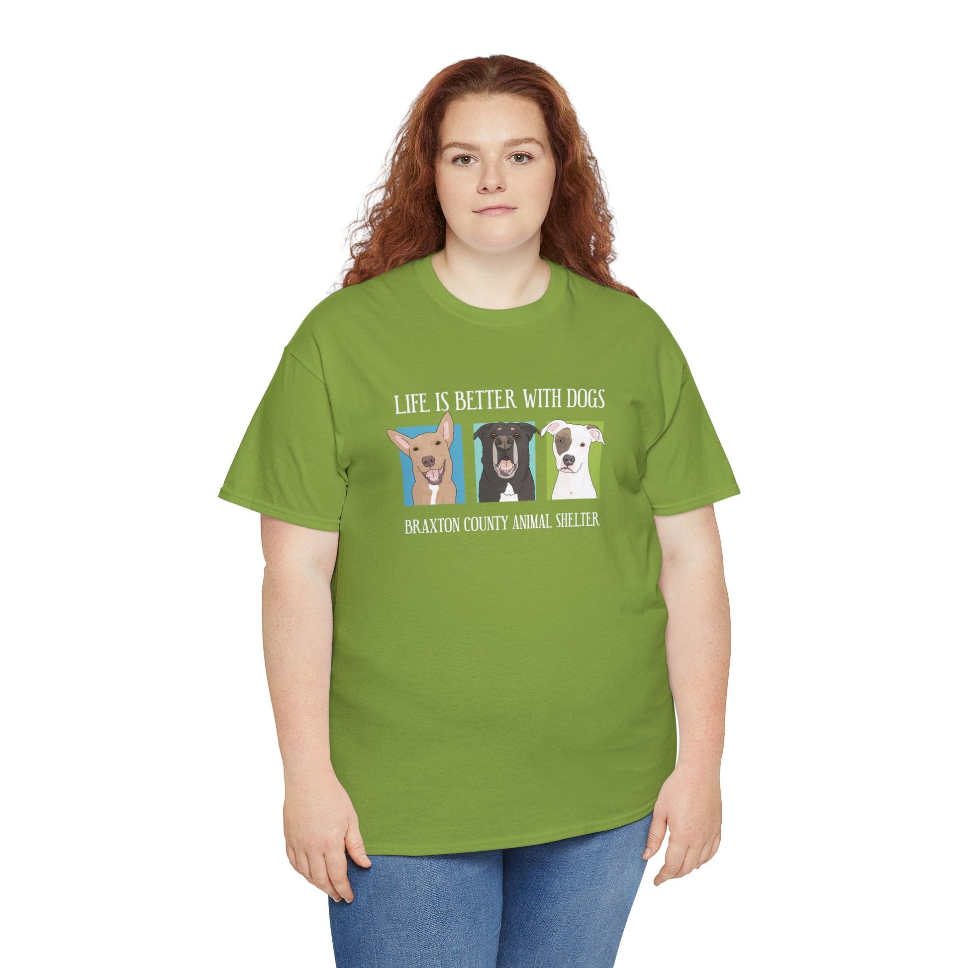 Gunner, Bear, and Abby | FUNDRAISER for Braxton County Animal Shelter | T-shirt - Detezi Designs-11678062079346871870