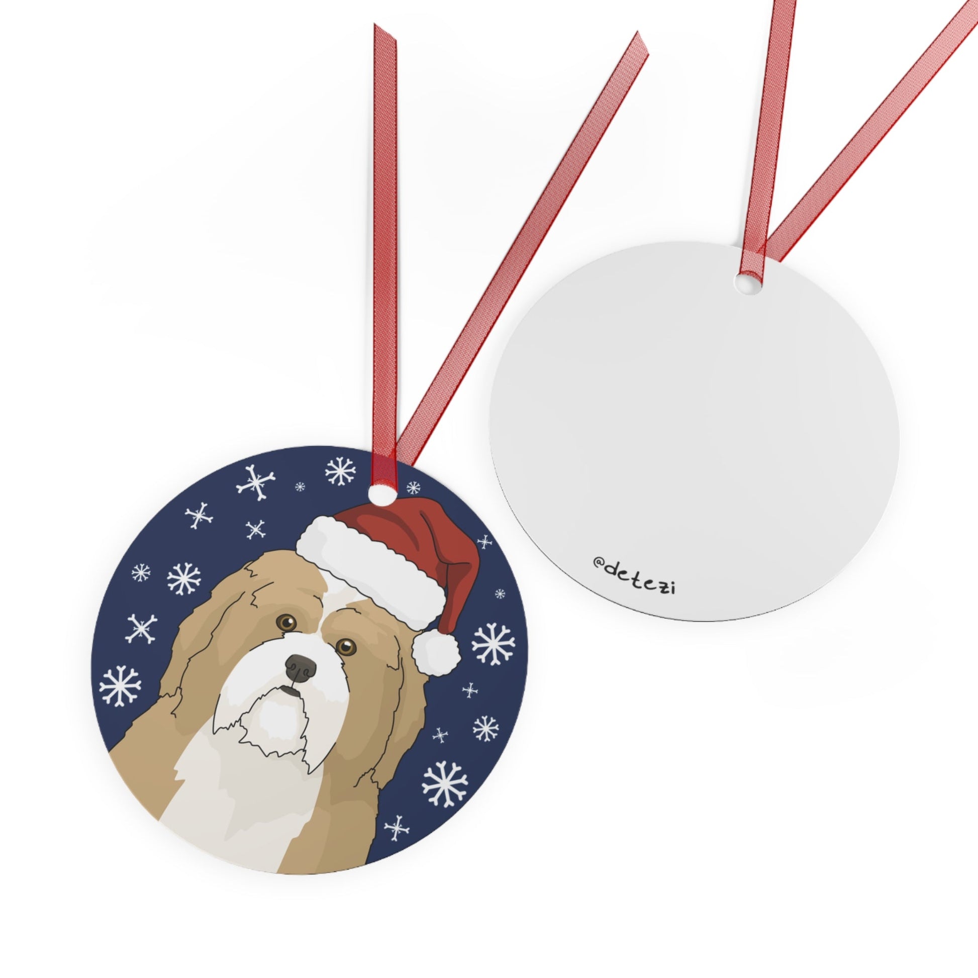 Havanese | 2023 Holiday Ornament - Detezi Designs-27312889315342227343