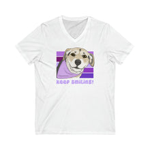 Load image into Gallery viewer, Heaven | FUNDRAISER for DuPage Animal Friends | Unisex V-Neck Tee - Detezi Designs-11638022346547912502
