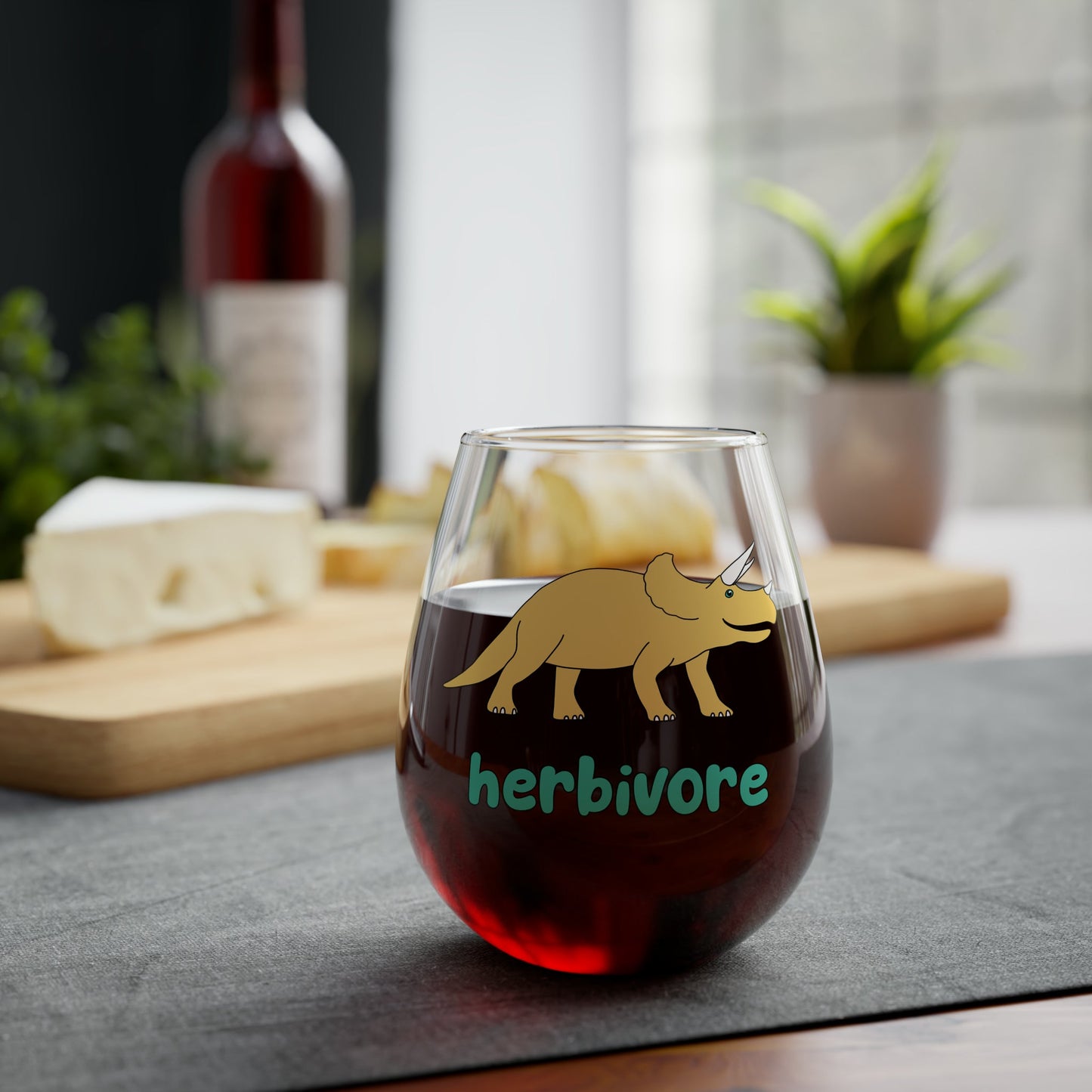 Herbivore | Stemless Wine Glass - Detezi Designs-