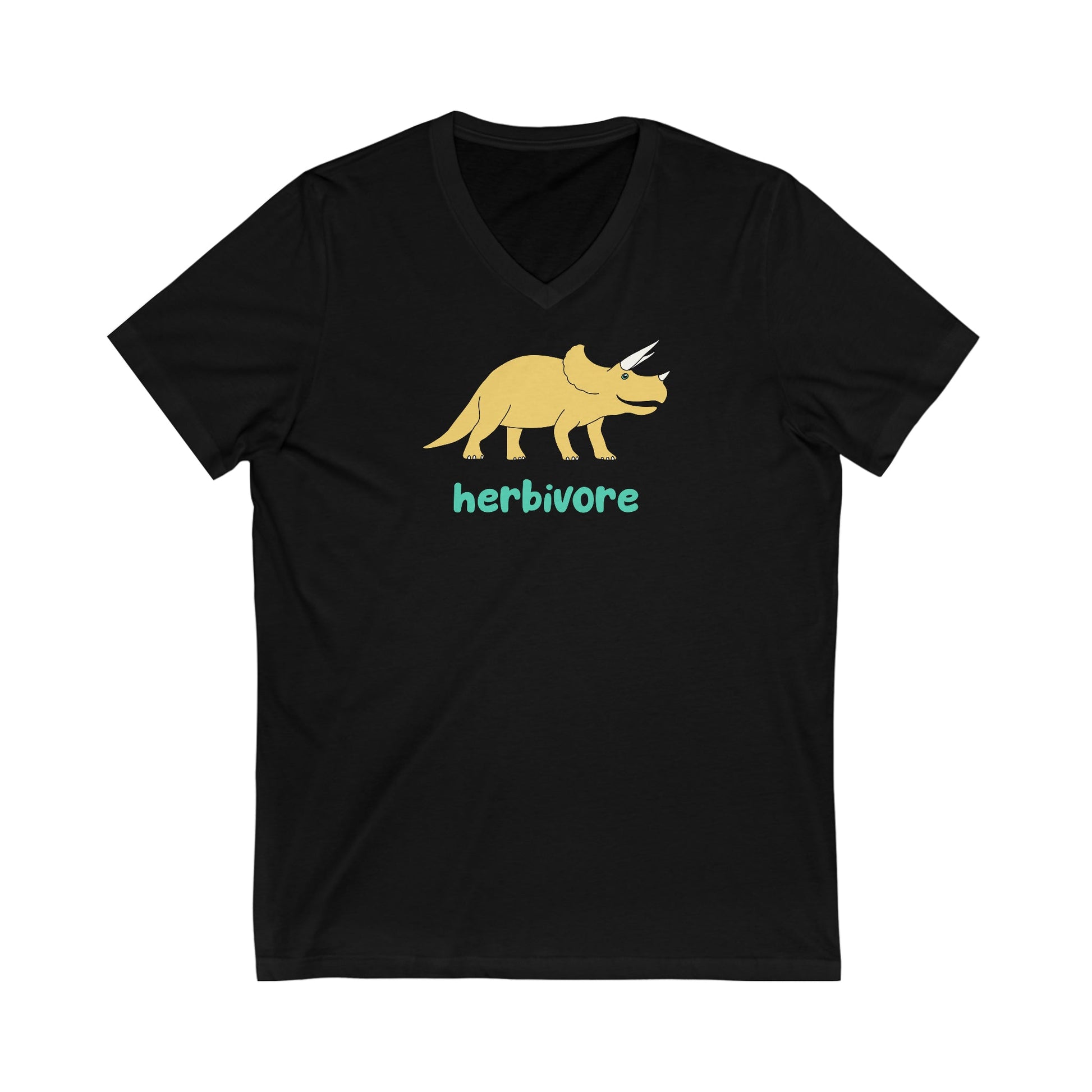 Herbivore | Unisex V-Neck Tee - Detezi Designs-67841973434470176029