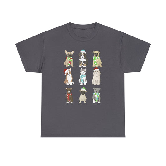 Holiday Puppies | T-shirt - Detezi Designs-27299017680988288740