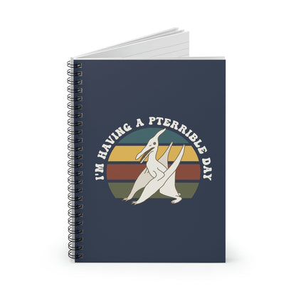 I'm Having A Pterrible Day | Notebook - Detezi Designs-17037167828370356512