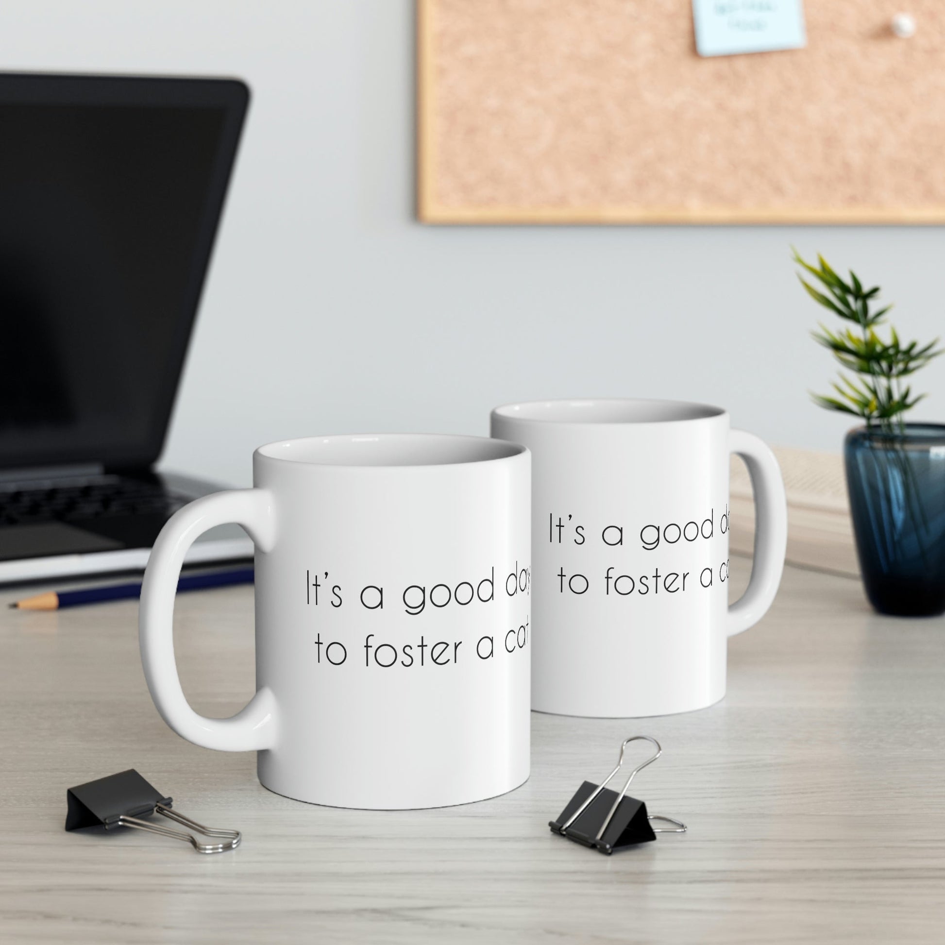 It's A Good Day To Foster A Cat | 11oz Mug - Detezi Designs-39336574280511658006