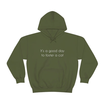 It's A Good Day To Foster A Cat | Hooded Sweatshirt - Detezi Designs-19857126544679928926