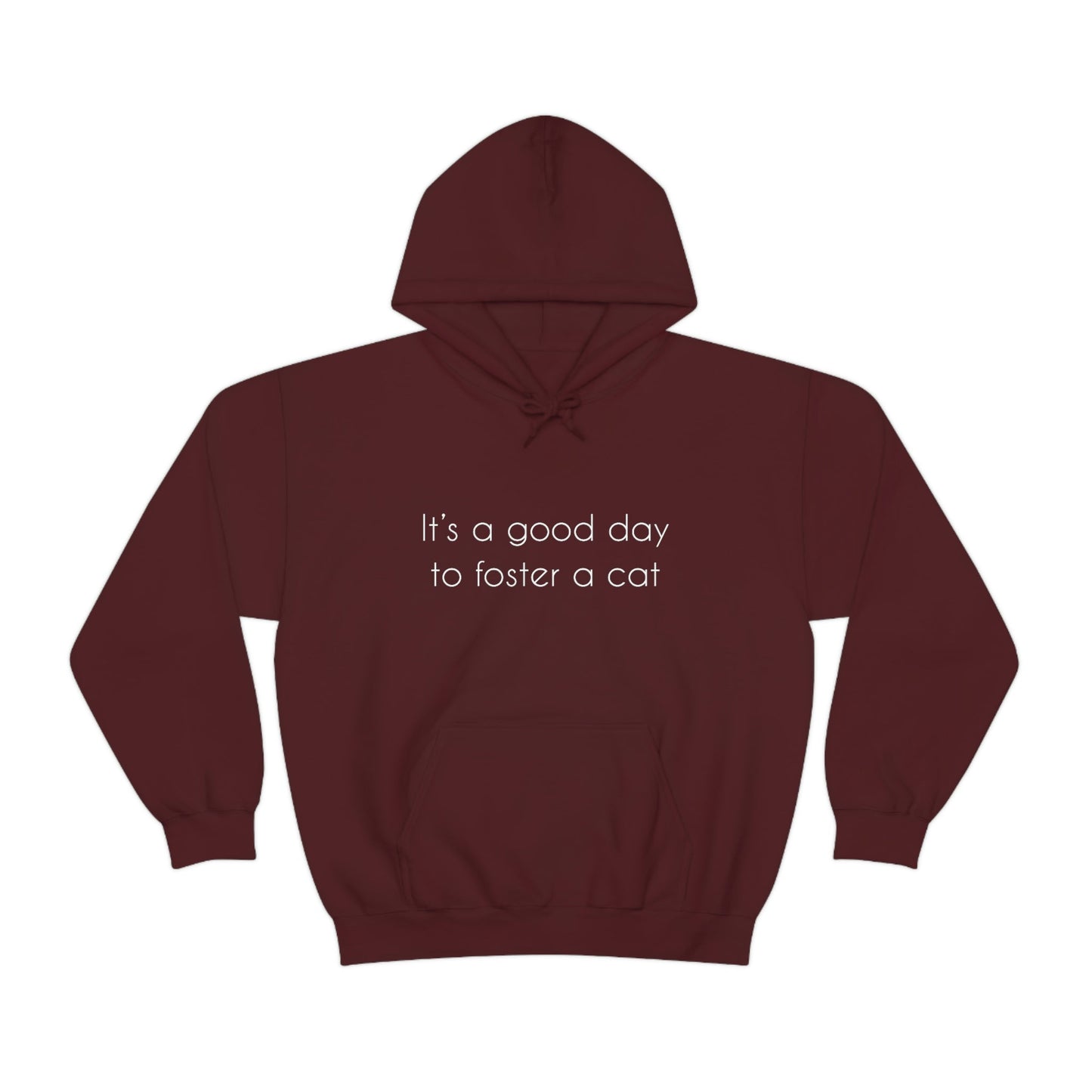 It's A Good Day To Foster A Cat | Hooded Sweatshirt - Detezi Designs-22301581913386453851