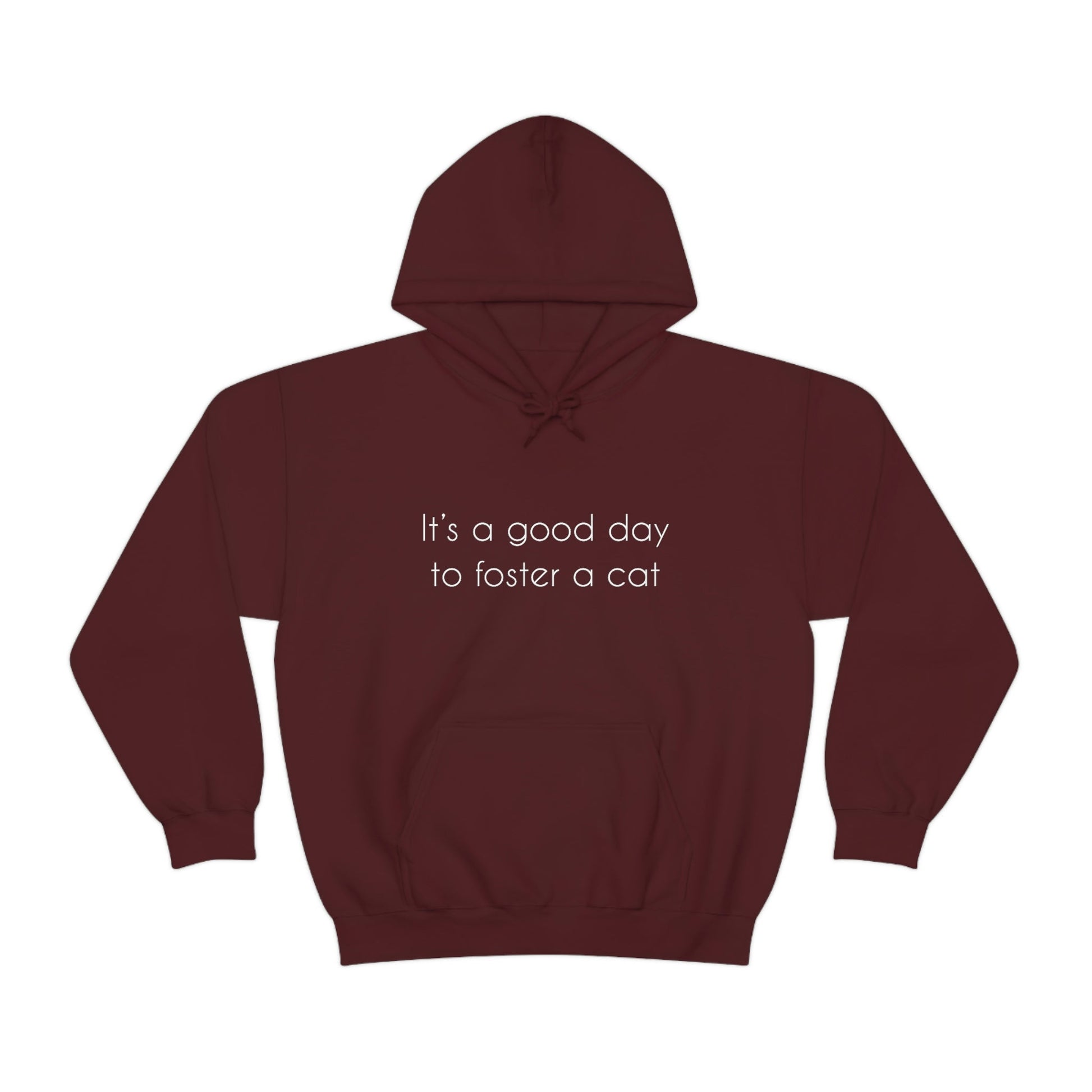 It's A Good Day To Foster A Cat | Hooded Sweatshirt - Detezi Designs-22301581913386453851