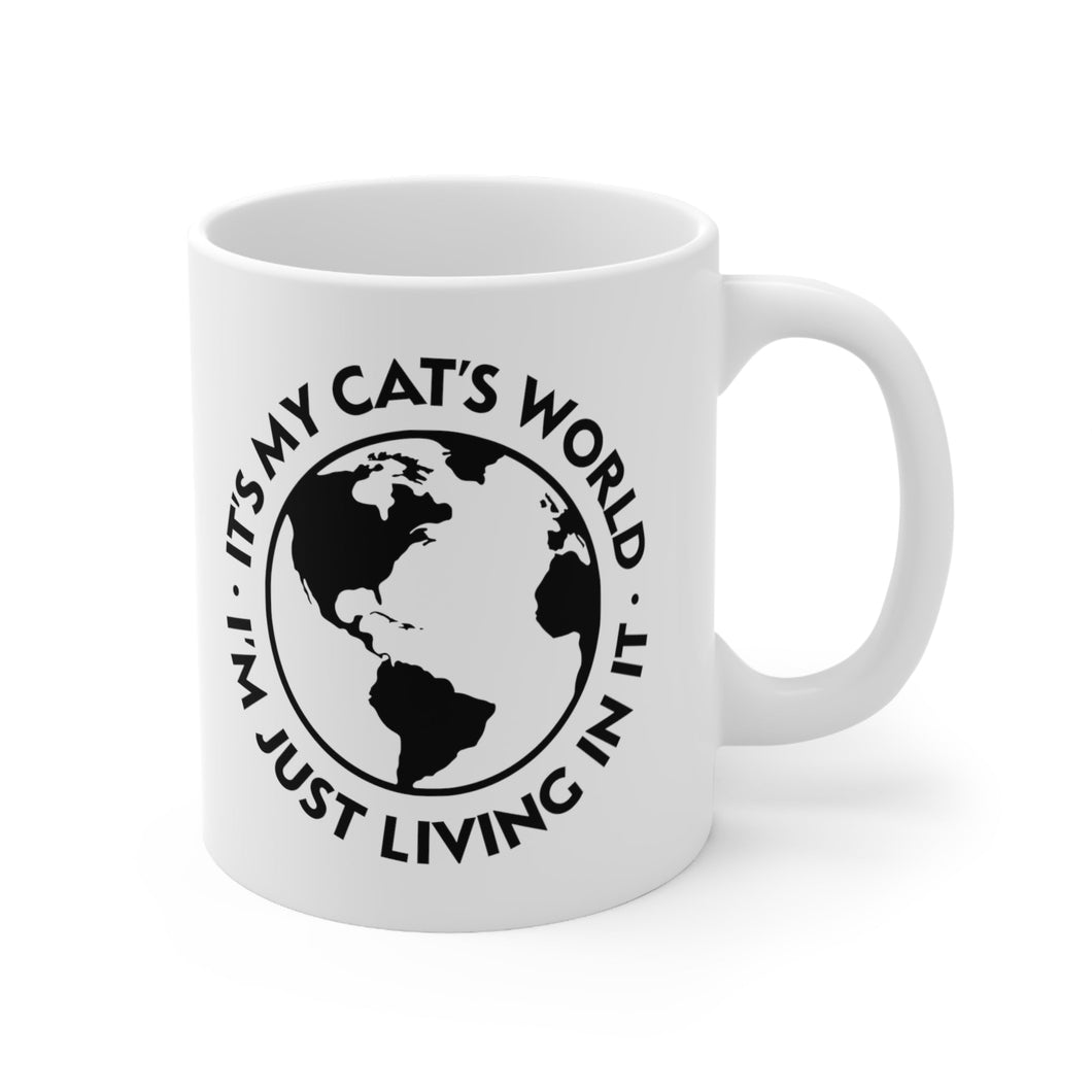 It's My Cat's World | Mug - Detezi Designs-24229325458487345461