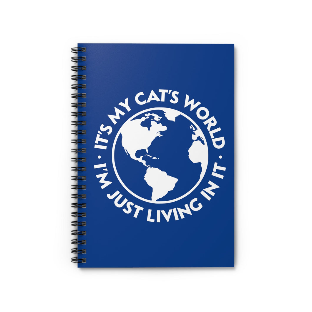 It's My Cat's World | Notebook - Detezi Designs-18565227659337164048