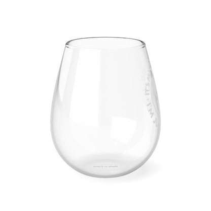 It's My Cat's World | Stemless Wine Glass - Detezi Designs-11621558987417837079