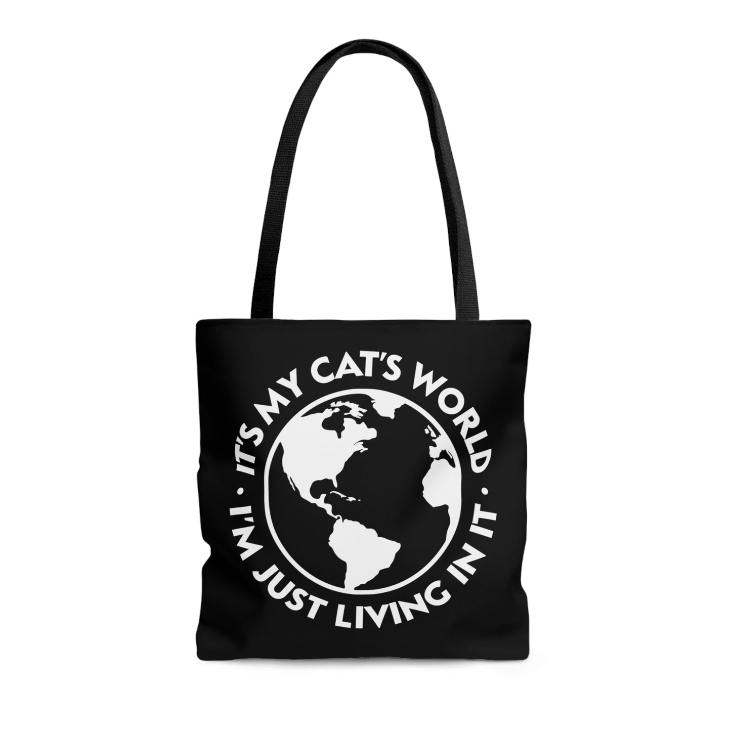 It's My Cat's World | Tote Bag - Detezi Designs-12223220873357640819