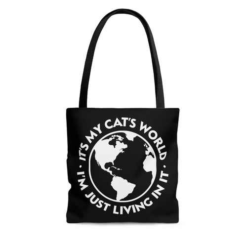It's My Cat's World | Tote Bag - Detezi Designs-26031106256908991679