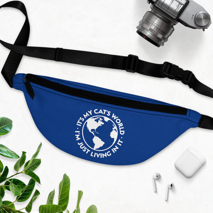 It's My Cat's World | Treat Pouch - Detezi Designs-28401441150343649769