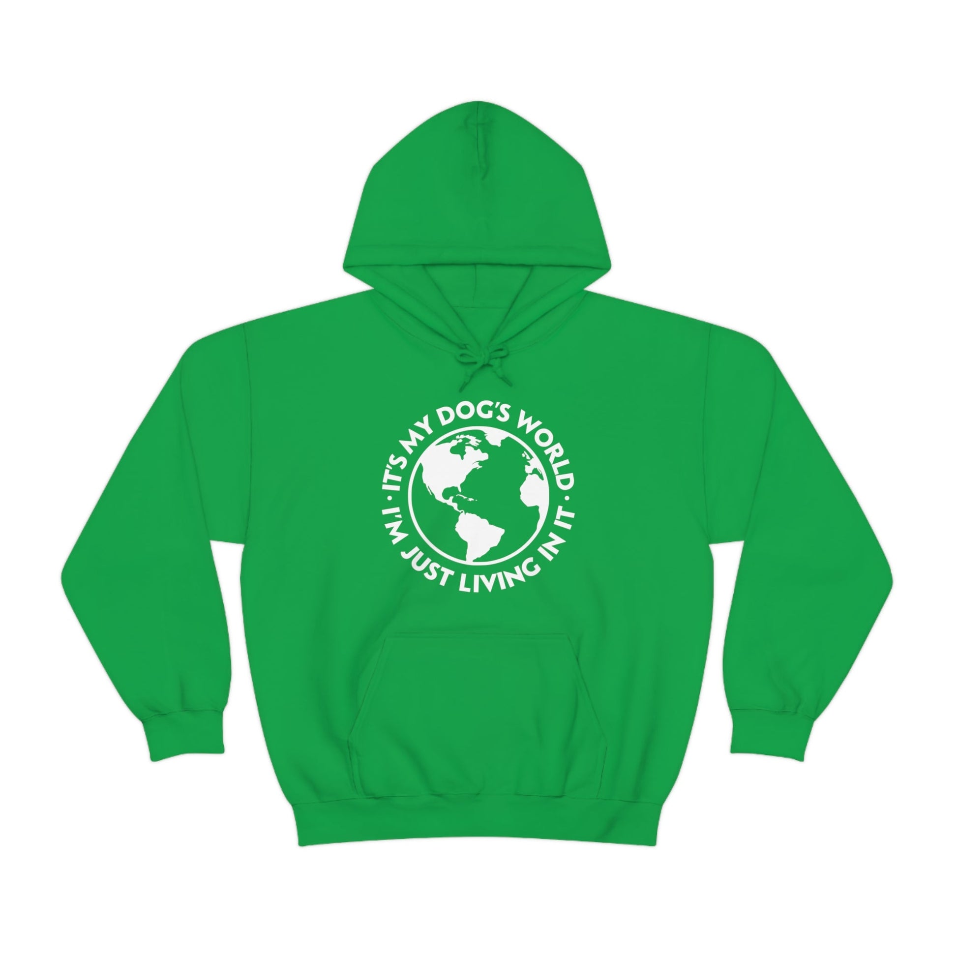 It's My Dog's World | Hooded Sweatshirt - Detezi Designs-25790424223539111823