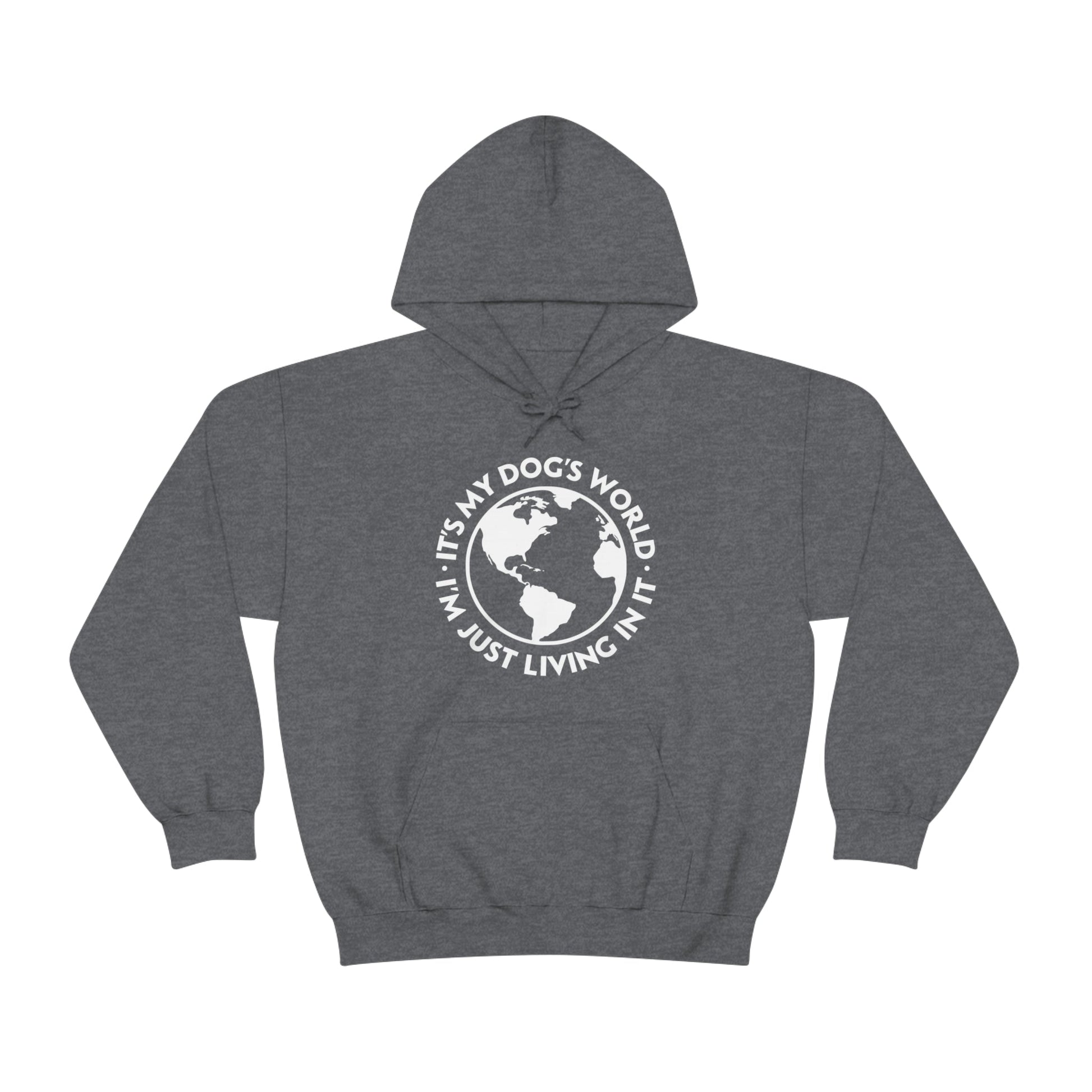 It's My Dog's World | Hooded Sweatshirt - Detezi Designs-89576840942515730607