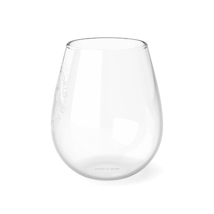 It's My Dog's World | Stemless Wine Glass - Detezi Designs-75906060258477324938