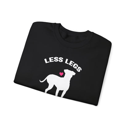Less Legs, More Love | Crewneck Sweatshirt - Detezi Designs-33901973004666481789