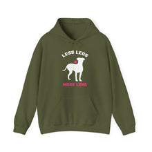 Load image into Gallery viewer, Less Legs, More Love | Hooded Sweatshirt - Detezi Designs-81592042335331726506
