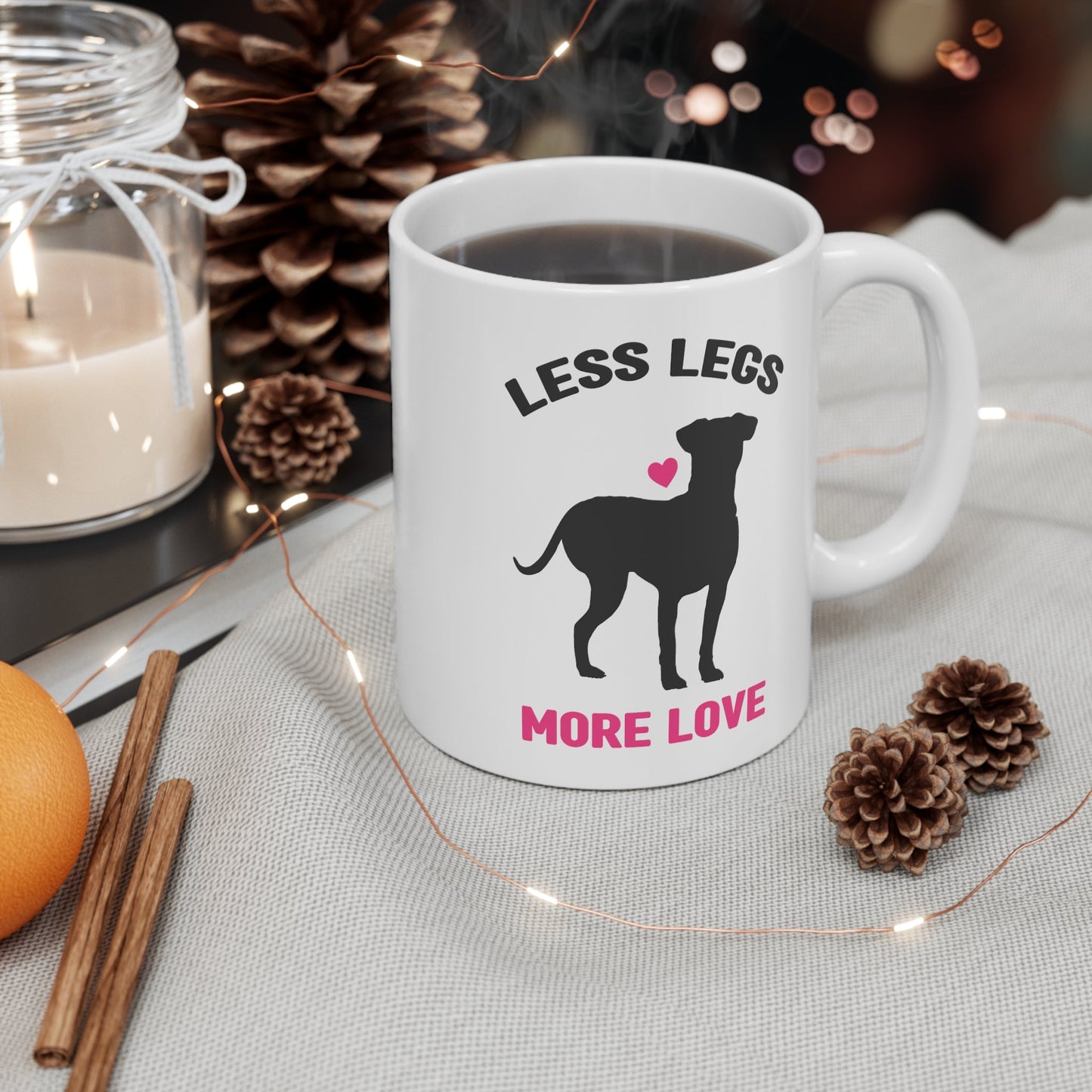 Less Legs, More Love | Mug - Detezi Designs-22336180030111616341