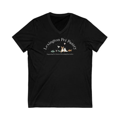 Lexington Pet Pantry | FUNDRAISER | Unisex V-Neck Tee - Detezi Designs-25533174150832217678