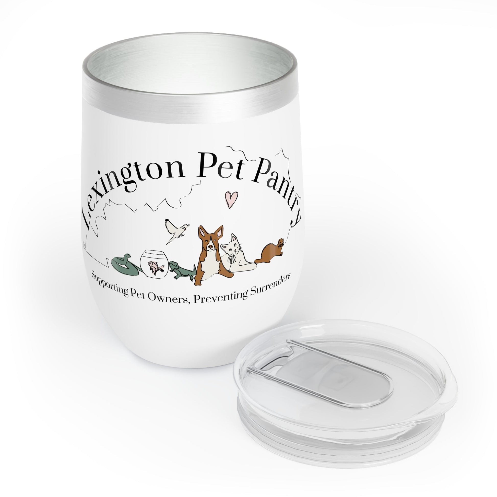 Lexington Pet Pantry | FUNDRAISER | Wine Tumbler - Detezi Designs-22949887432928378557