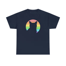 Load image into Gallery viewer, LGBTQ+ Pride | Cat Silhouette | T-shirt - Detezi Designs-17767789194656379462
