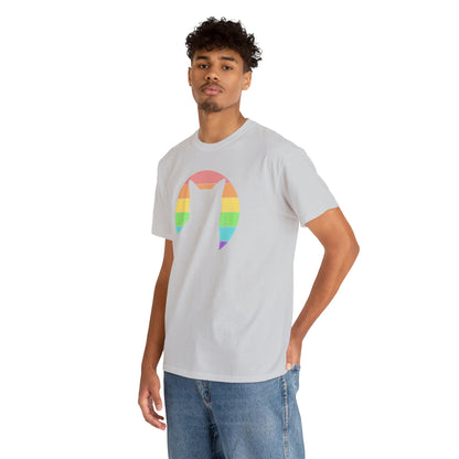 LGBTQ+ Pride | Cat Silhouette | T-shirt - Detezi Designs-19574738388212795673