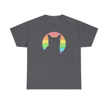 Load image into Gallery viewer, LGBTQ+ Pride | Cat Silhouette | T-shirt - Detezi Designs-32918662819972376984
