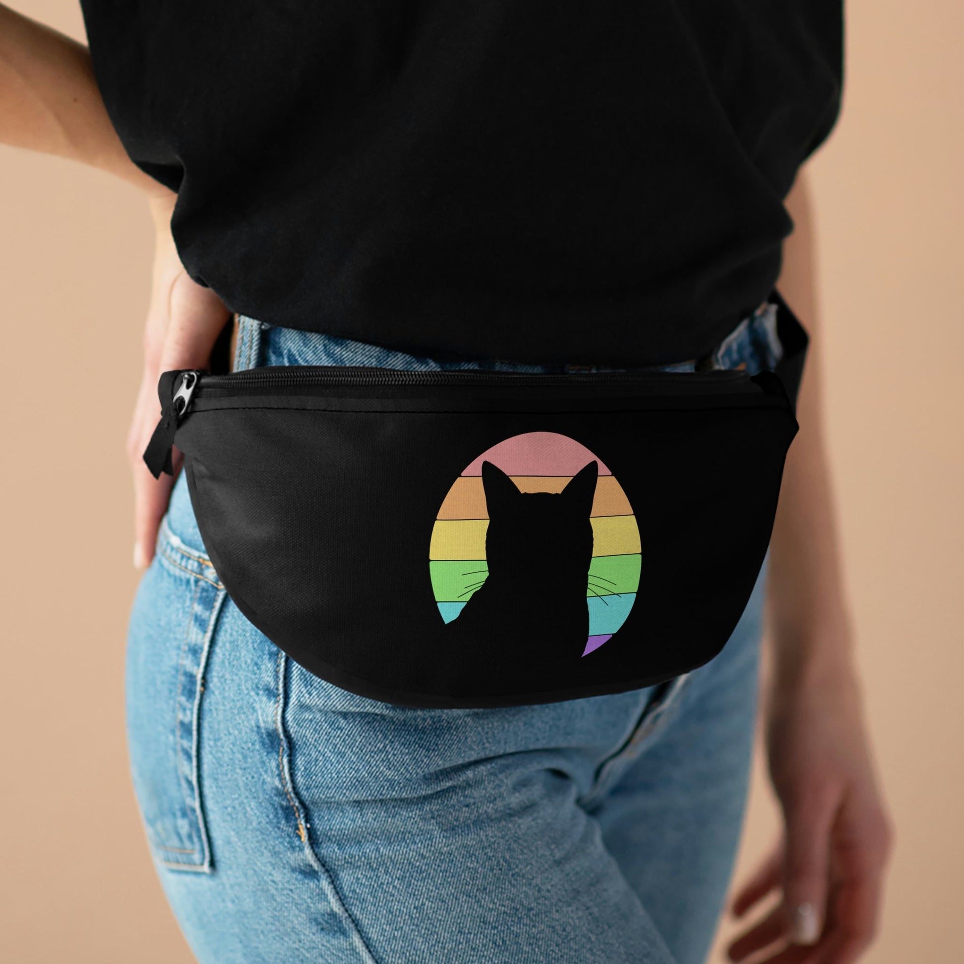 LGBTQ+ Pride | Cat Silhouette | Treat Pouch - Detezi Designs-29738974025980737598