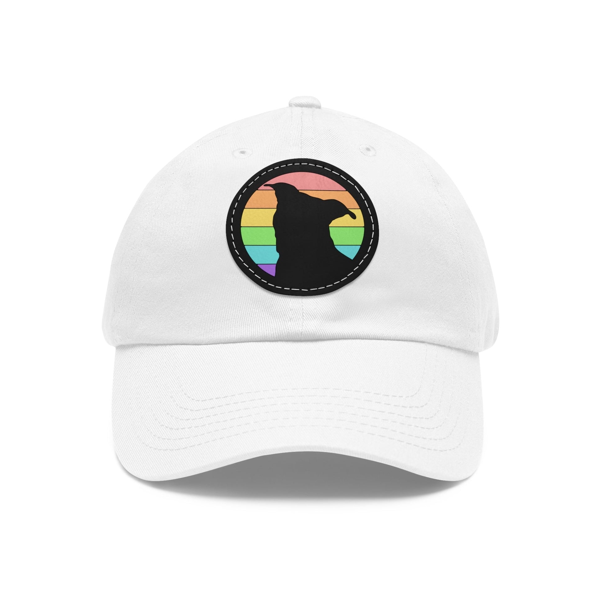 LGBTQ+ Pride | Pit Bull Silhouette | Dad Hat - Detezi Designs-13248326784574634146