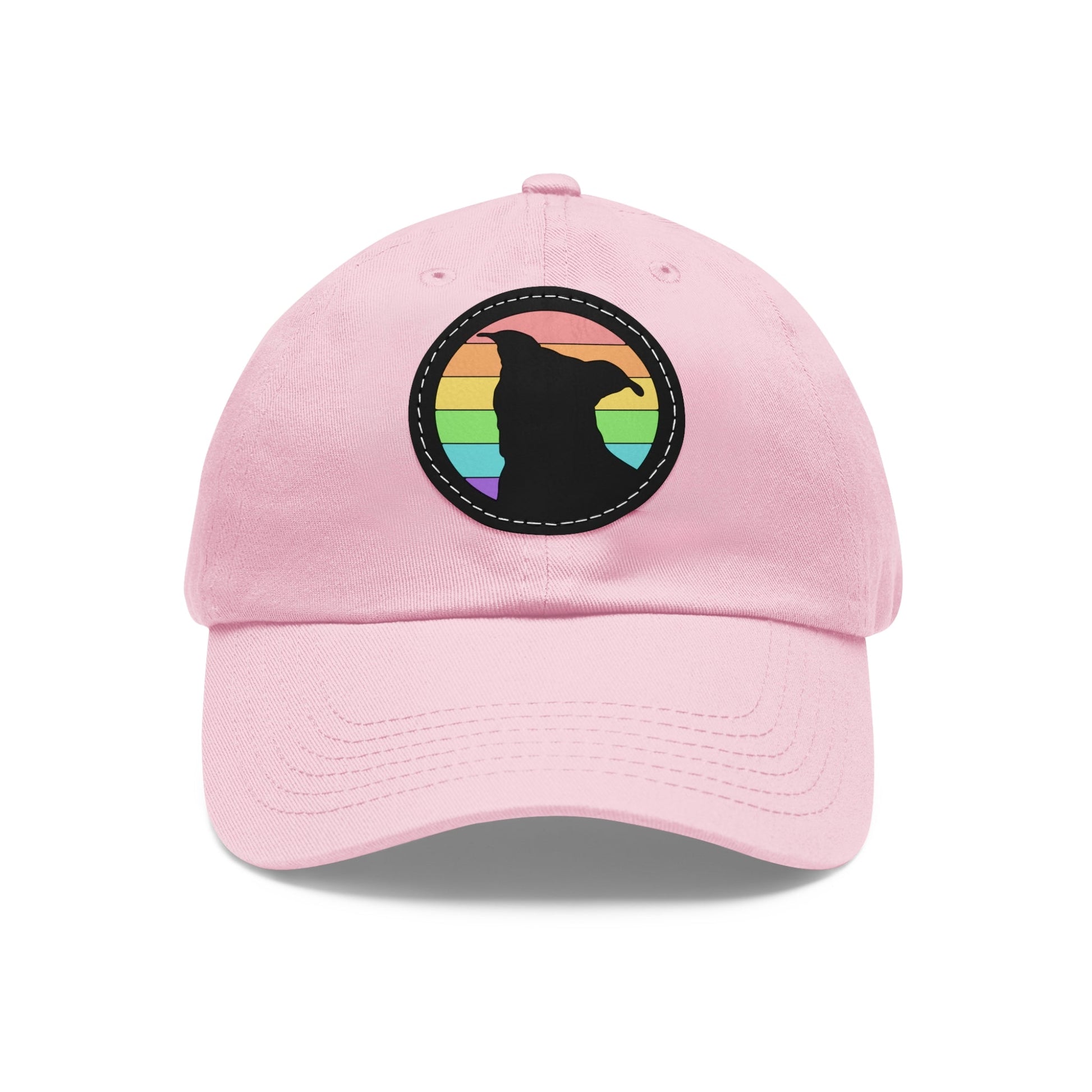 LGBTQ+ Pride | Pit Bull Silhouette | Dad Hat - Detezi Designs-13759500528927944247