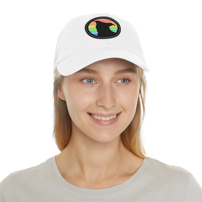 LGBTQ+ Pride | Pit Bull Silhouette | Dad Hat - Detezi Designs-92683270550549237013