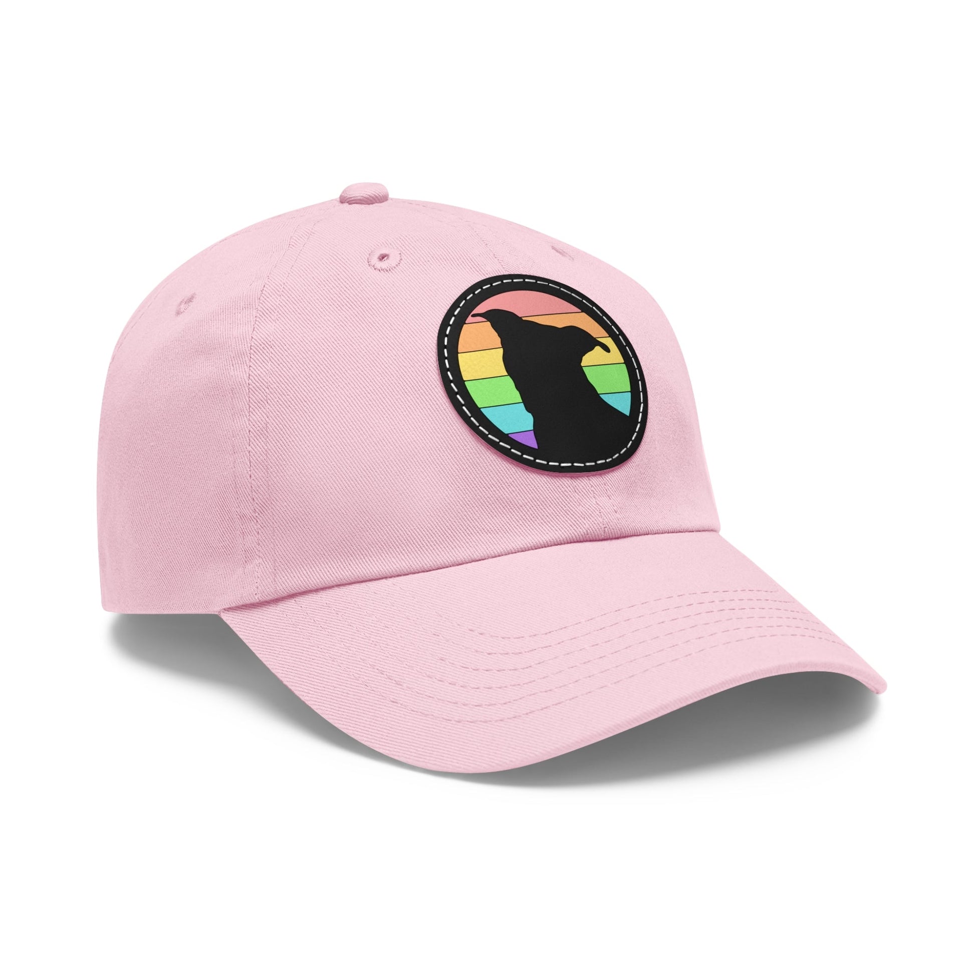 LGBTQ+ Pride | Pit Bull Silhouette | Dad Hat - Detezi Designs-92683270550549237013