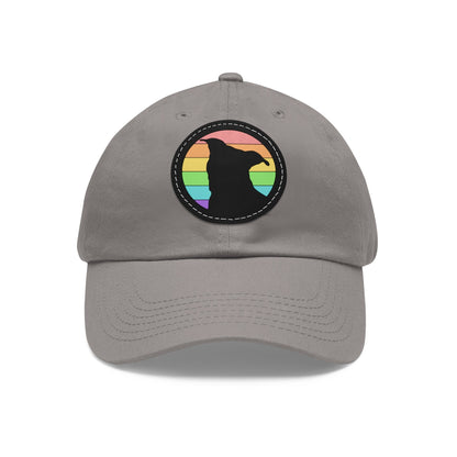 LGBTQ+ Pride | Pit Bull Silhouette | Dad Hat - Detezi Designs-92683270550549237013