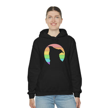 Load image into Gallery viewer, LGBTQ+ Pride | Pit Bull Silhouette | Hooded Sweatshirt - Detezi Designs-10337931453675201945
