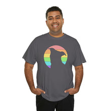 Load image into Gallery viewer, LGBTQ+ Pride | Pit Bull Silhouette | T-shirt - Detezi Designs-10923756234080457595
