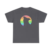 Load image into Gallery viewer, LGBTQ+ Pride | Pit Bull Silhouette | T-shirt - Detezi Designs-10923756234080457595
