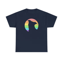 Load image into Gallery viewer, LGBTQ+ Pride | Pit Bull Silhouette | T-shirt - Detezi Designs-25657025123613369513
