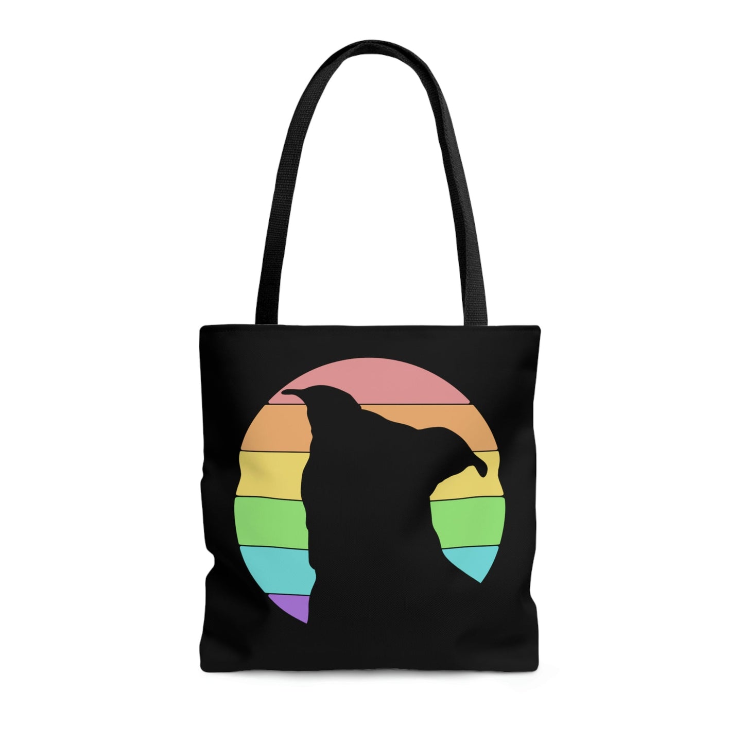 LGBTQ+ Pride | Pit Bull Silhouette | Tote Bag - Detezi Designs-93428802387759057127
