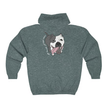 Load image into Gallery viewer, Love With All You&#39;ve Got | Zip-up Sweatshirt - Detezi Designs-31634436884243137823
