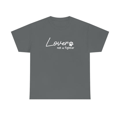 Lover, Not A Fighter | Text Tees - Detezi Designs-22291173464681972098