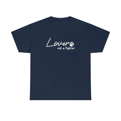 Lover, Not A Fighter | Text Tees - Detezi Designs-26475394203293059661