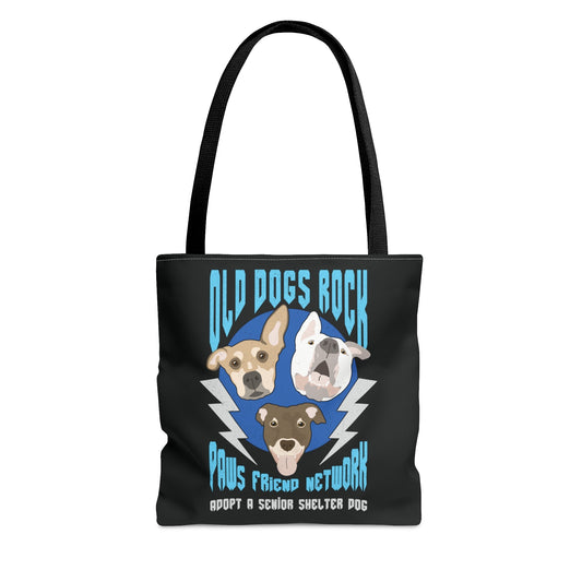Luke, Mila, and Noodle | FUNDRAISER for PAWS Friend Network | Tote Bag - Detezi Designs-38725782122432435244