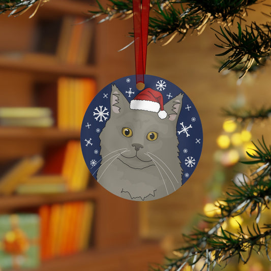 Maine Coon Cat | 2023 Holiday Ornament - Detezi Designs-15782019949339234864