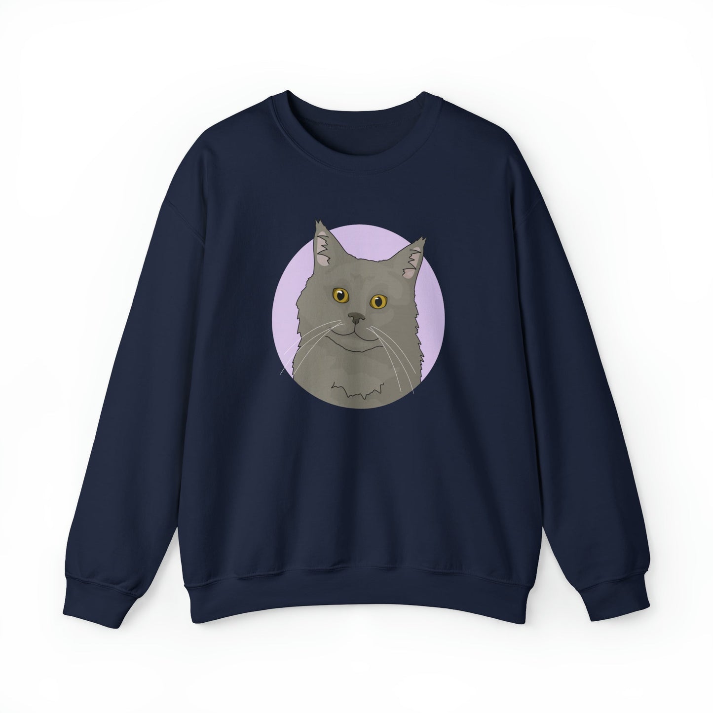 Maine Coon | Crewneck Sweatshirt - Detezi Designs-23464475807209594294