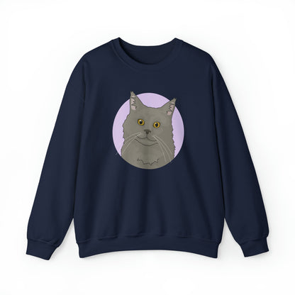 Maine Coon | Crewneck Sweatshirt - Detezi Designs-23464475807209594294